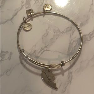 Alex and Ani Silver “Best” Friendship Bangle